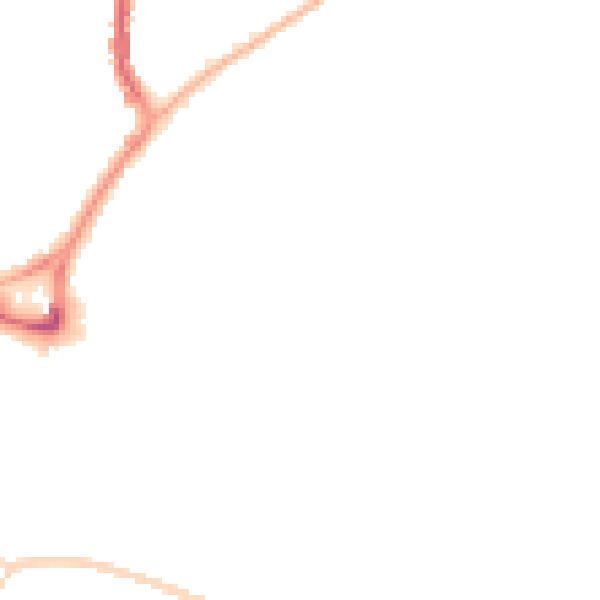 Night-time road noise heatmap for SR3 1XJ