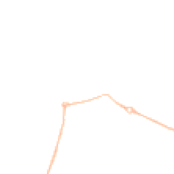 Night-time road noise heatmap for SR3 2AS