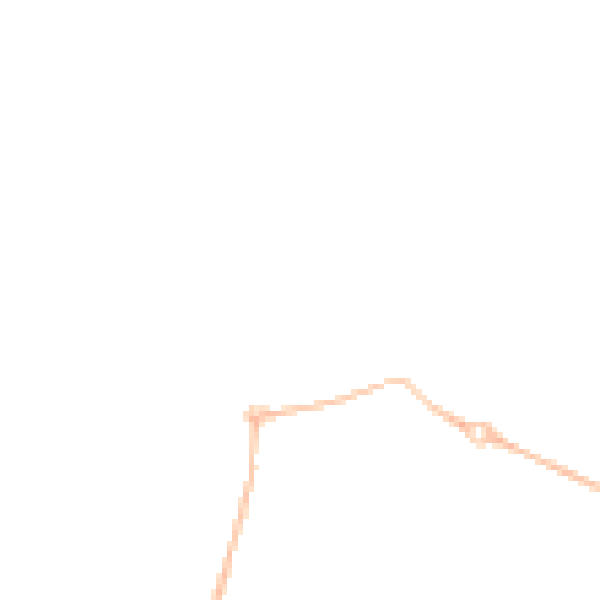 Night-time road noise heatmap for SR3 2DE