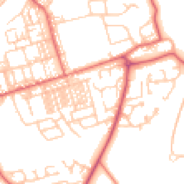 Daytime road noise heatmap for SR3 2EF