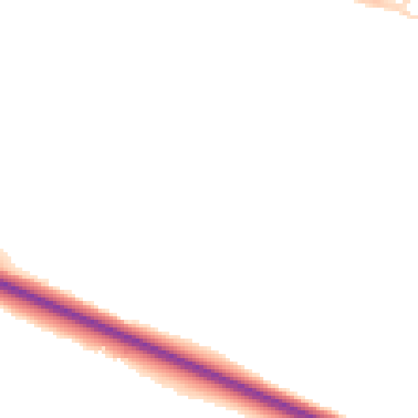 Night-time road noise heatmap for SR3 2FR