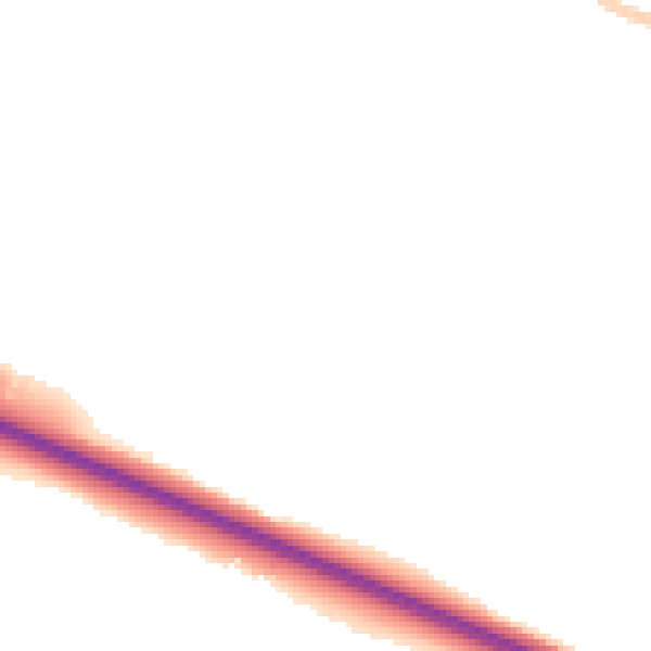 Night-time road noise heatmap for SR3 2FY