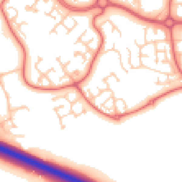 Daytime road noise heatmap for SR3 2NS