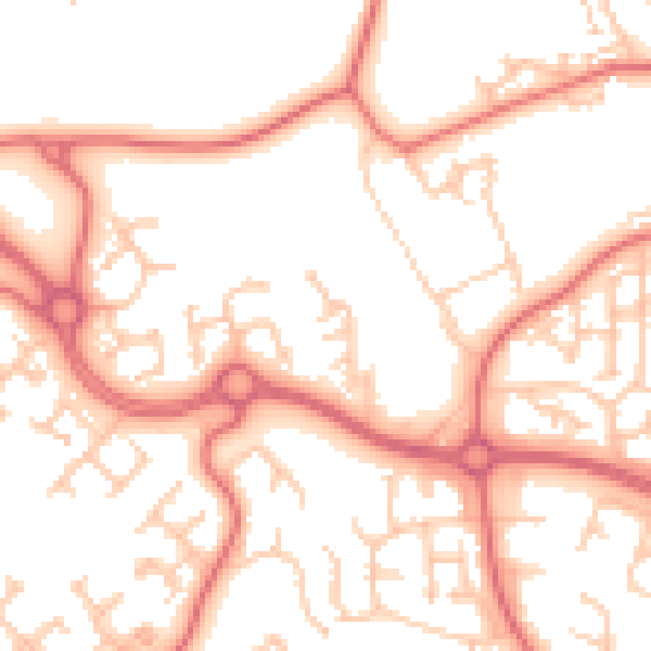 Daytime road noise heatmap for SR3 2TN