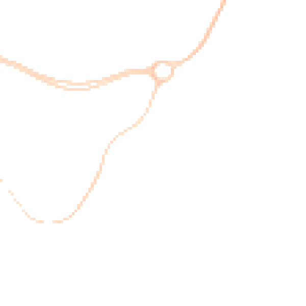 Night-time road noise heatmap for SR3 2XT