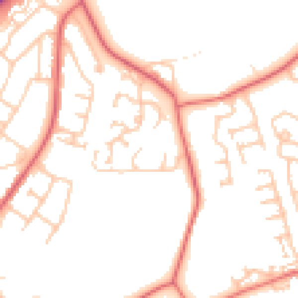 Daytime road noise heatmap for SR3 3AS