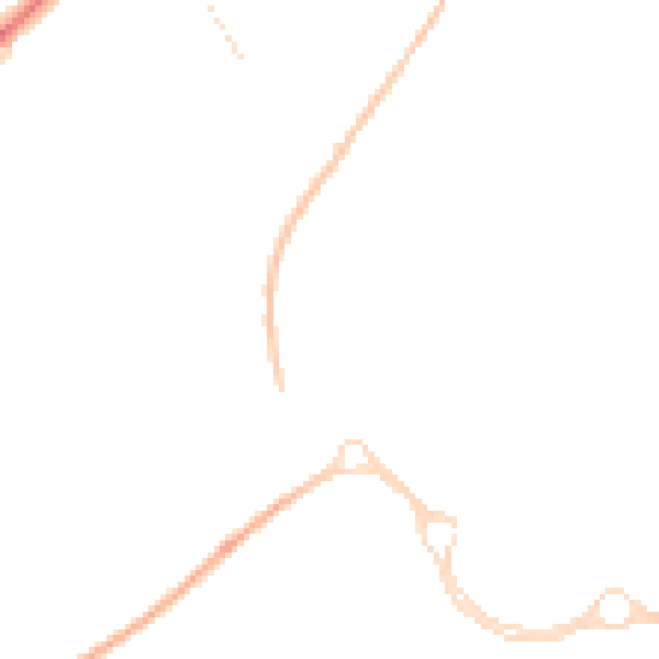 Night-time road noise heatmap for SR3 3ER