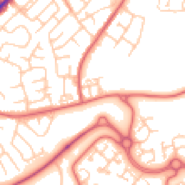 Daytime road noise heatmap for SR3 3ES