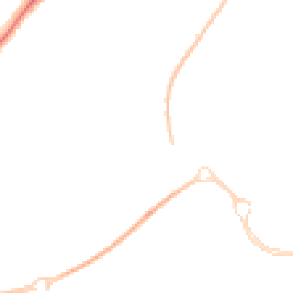 Night-time road noise heatmap for SR3 3ET