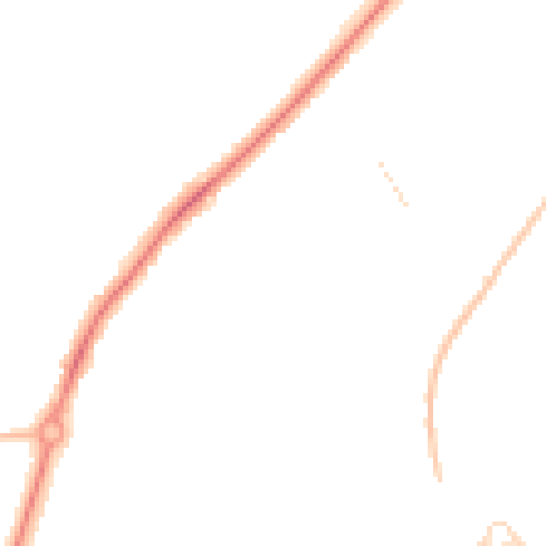 Night-time road noise heatmap for SR3 3PH
