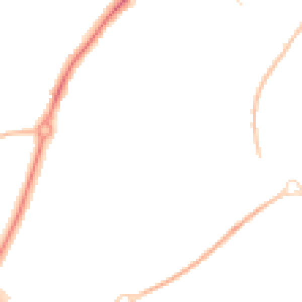 Night-time road noise heatmap for SR3 3PX