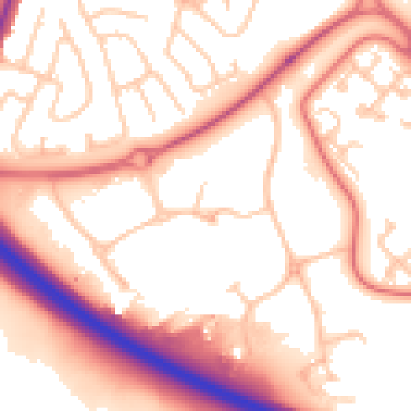 Daytime road noise heatmap for SR3 3XL