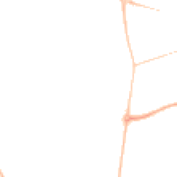 Night-time road noise heatmap for SR4 0BP