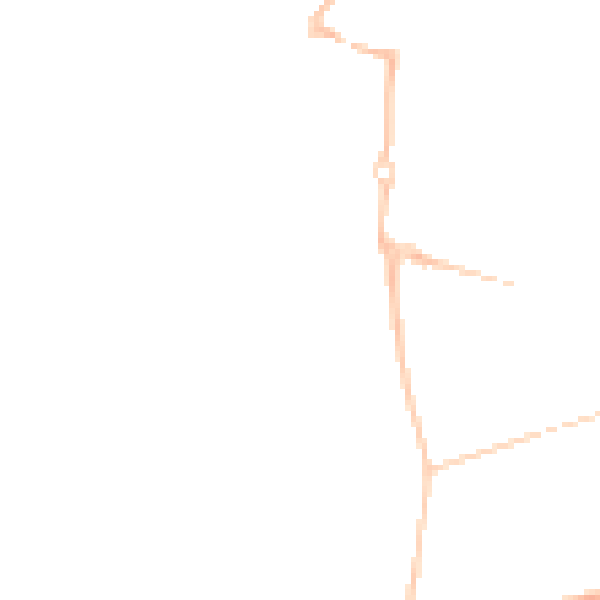 Night-time road noise heatmap for SR4 0BQ