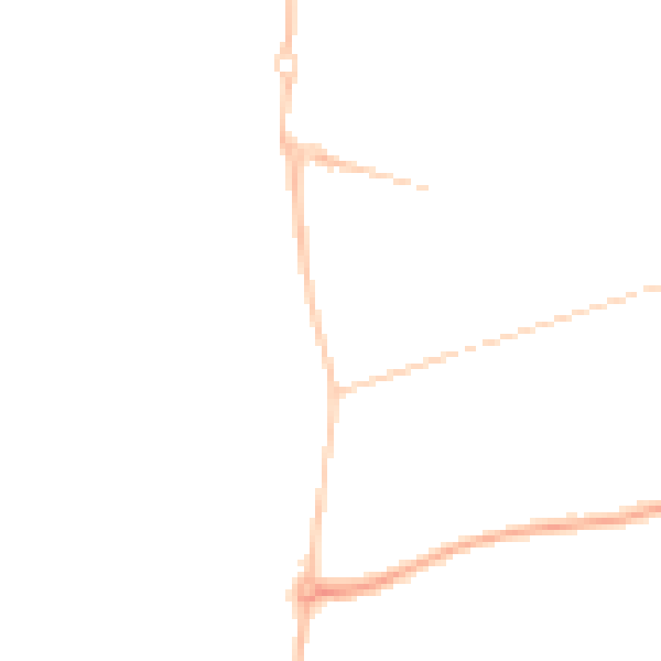 Night-time road noise heatmap for SR4 0DB