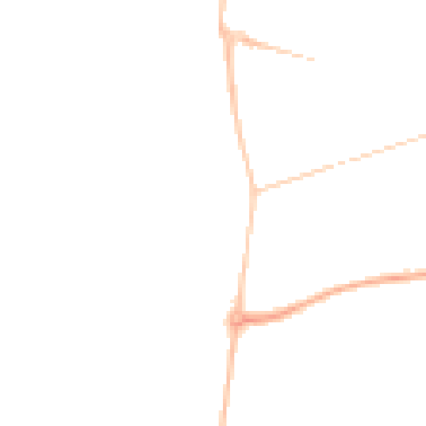 Night-time road noise heatmap for SR4 0DD