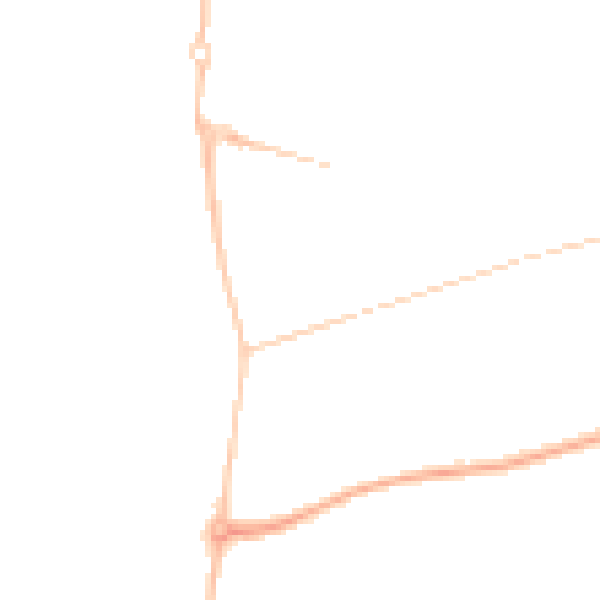 Night-time road noise heatmap for SR4 0FA