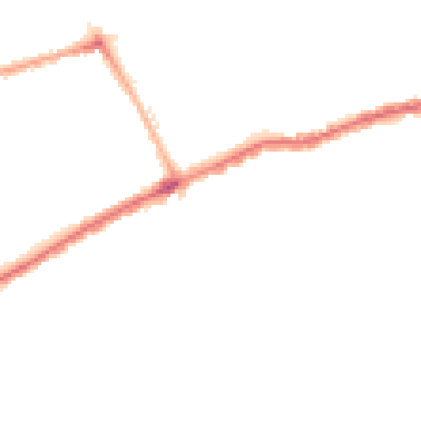 Night-time road noise heatmap for SR4 7RG