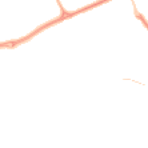Night-time road noise heatmap for SR4 8HU