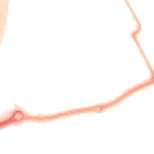 Night-time road noise heatmap for SR4 9AN