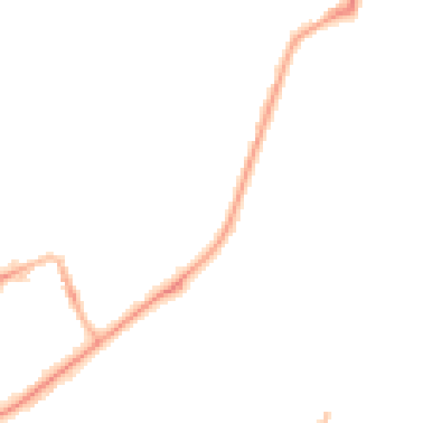 Night-time road noise heatmap for SR6 0EL