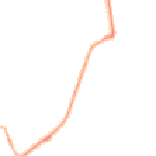 Night-time road noise heatmap for SR6 0ES