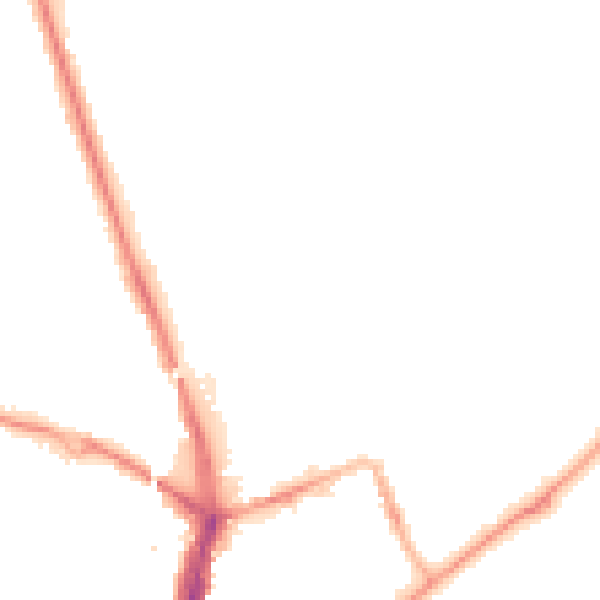 Night-time road noise heatmap for SR6 0HH