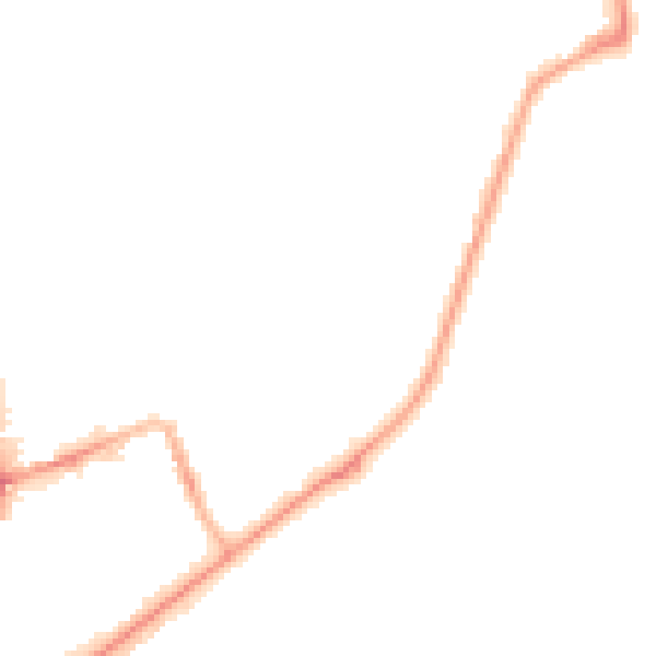 Night-time road noise heatmap for SR6 0HL