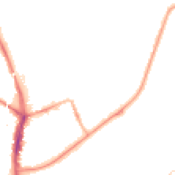 Night-time road noise heatmap for SR6 0HX