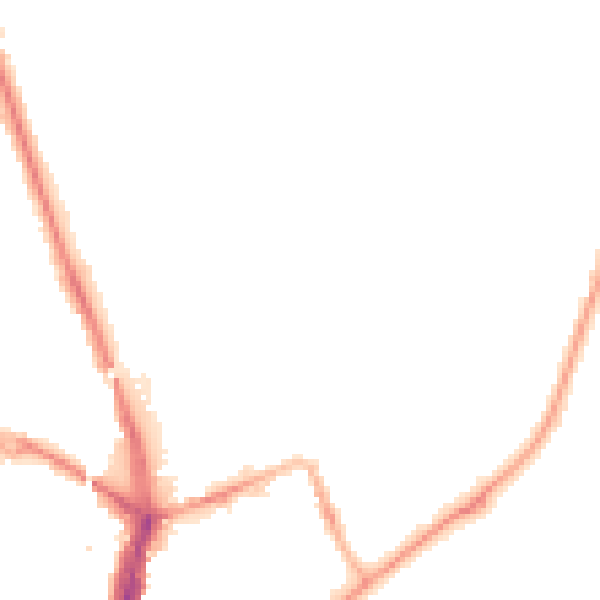 Night-time road noise heatmap for SR6 0HZ