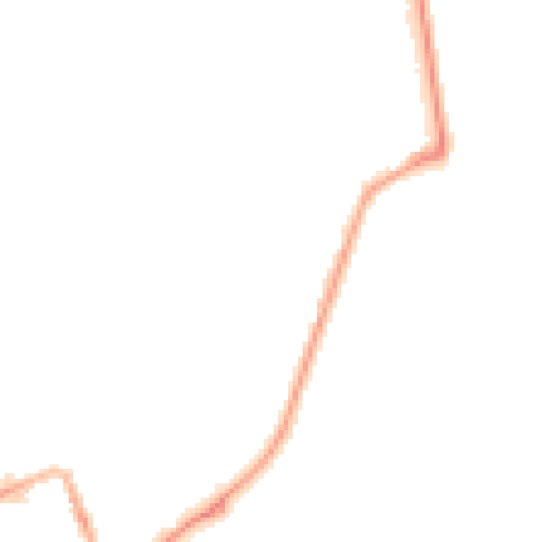 Night-time road noise heatmap for SR6 0NF