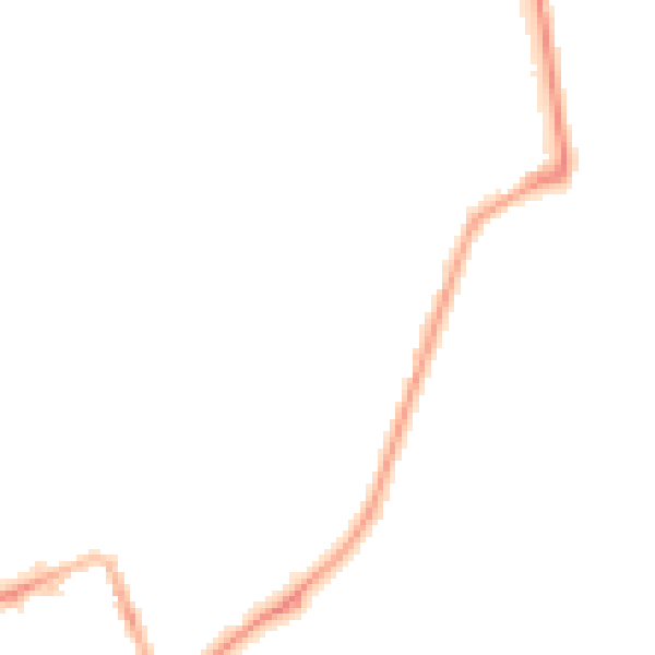 Night-time road noise heatmap for SR6 0NG