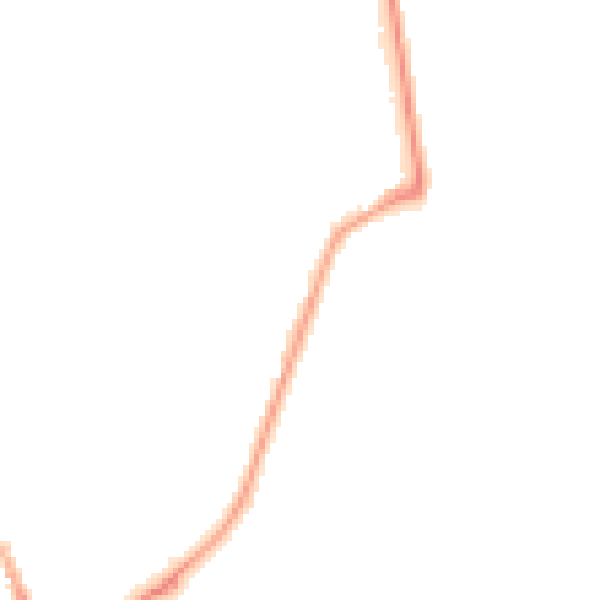 Night-time road noise heatmap for SR6 0NL