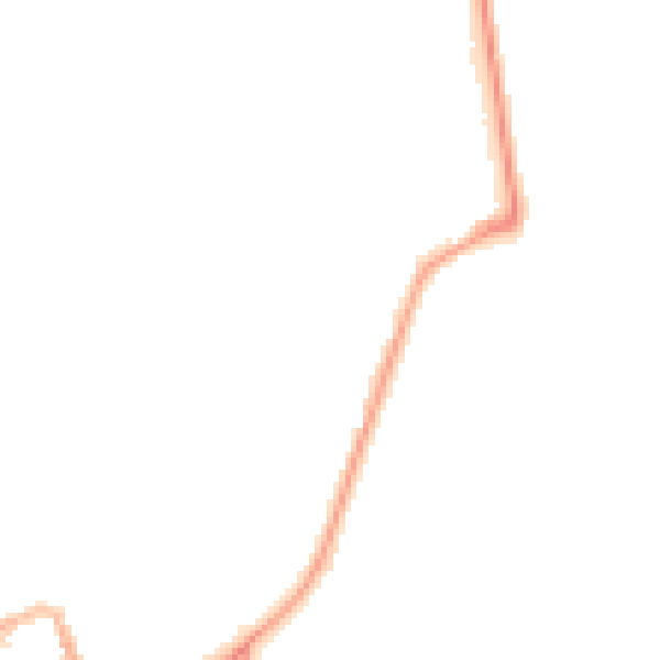 Night-time road noise heatmap for SR6 0NR