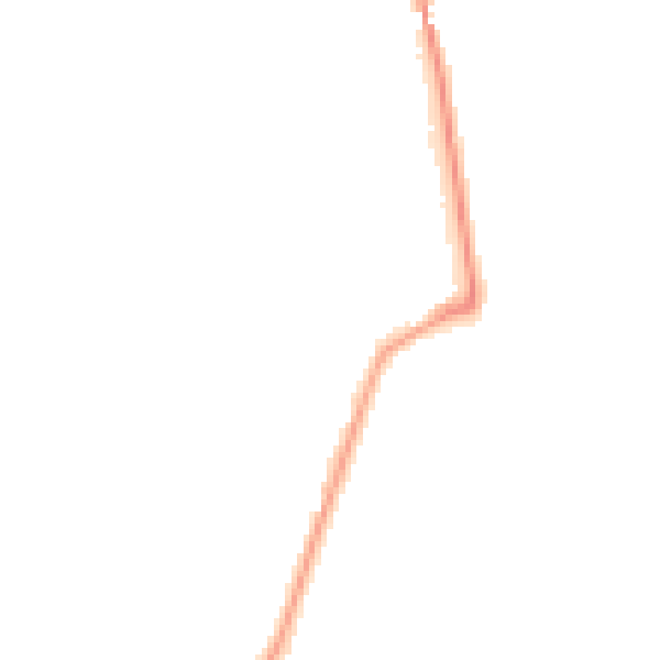 Night-time road noise heatmap for SR6 0NS
