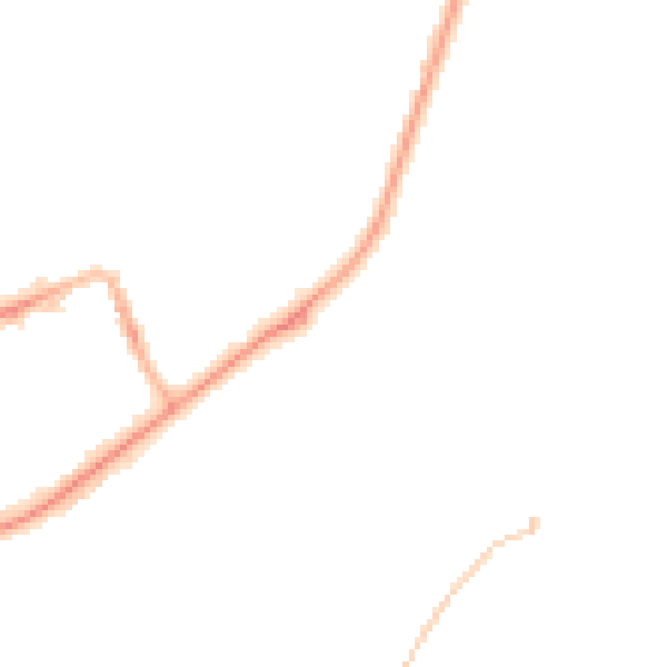Night-time road noise heatmap for SR6 0QH