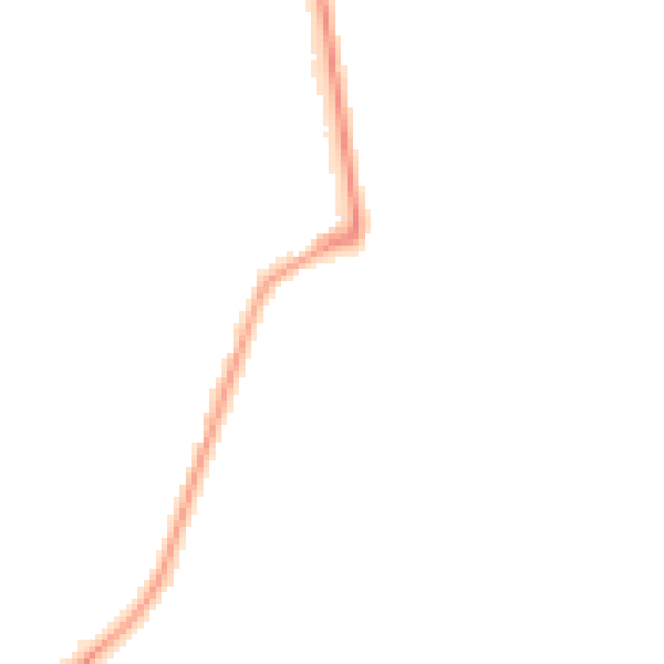 Night-time road noise heatmap for SR6 0RD