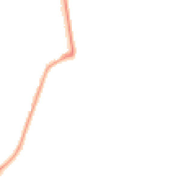Night-time road noise heatmap for SR6 0RQ