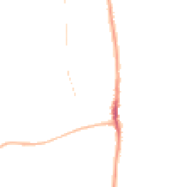 Night-time road noise heatmap for SR6 7AU