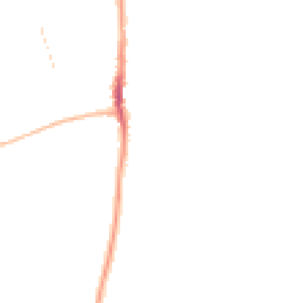 Night-time road noise heatmap for SR6 7DB
