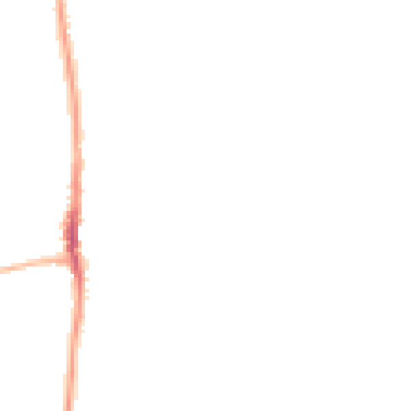 Night-time road noise heatmap for SR6 7DU