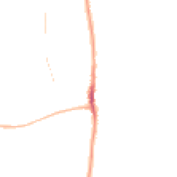 Night-time road noise heatmap for SR6 7EY