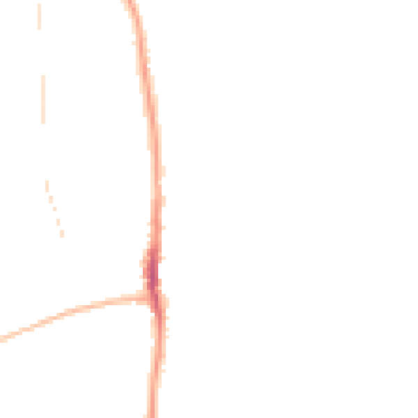 Night-time road noise heatmap for SR6 7FB