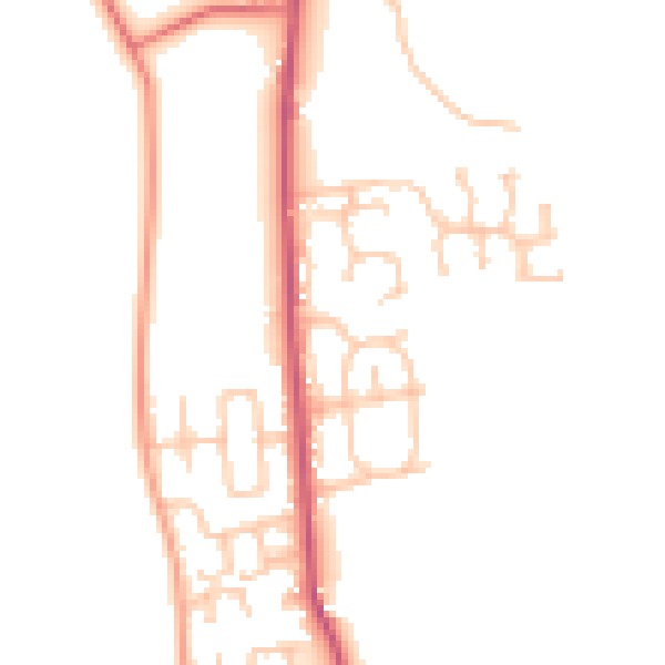Daytime road noise heatmap for SR6 7HL