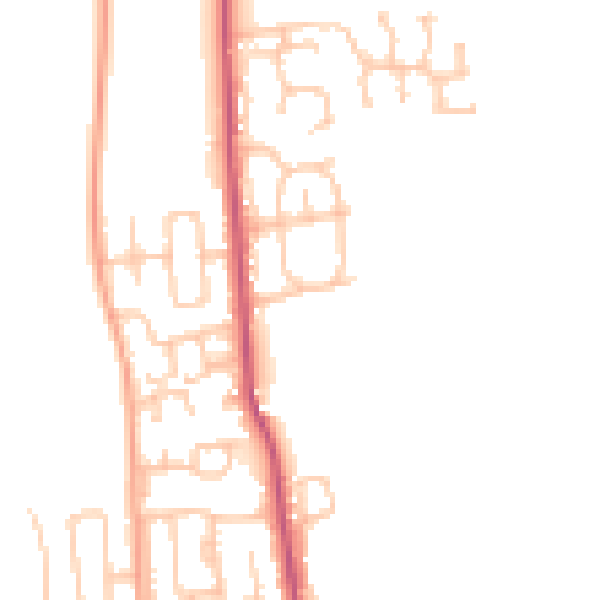 Daytime road noise heatmap for SR6 7HT