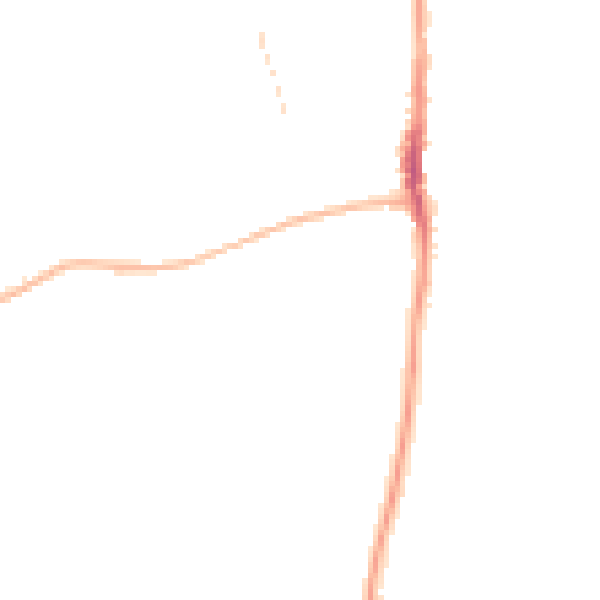 Night-time road noise heatmap for SR6 7JN