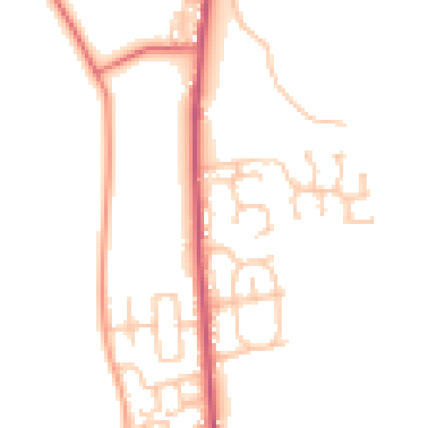 Daytime road noise heatmap for SR6 7LX