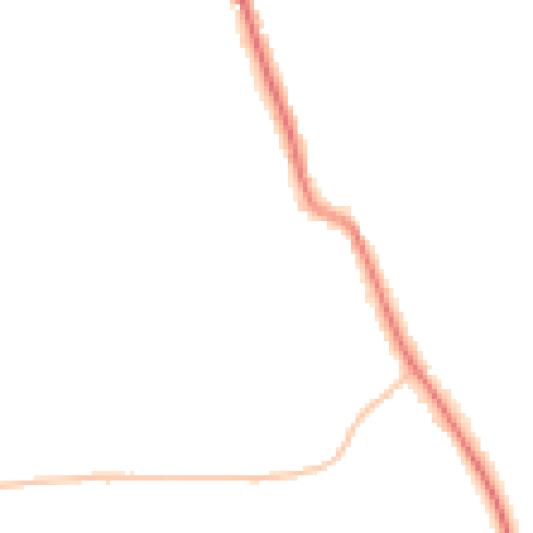 Night-time road noise heatmap for SR6 7NZ
