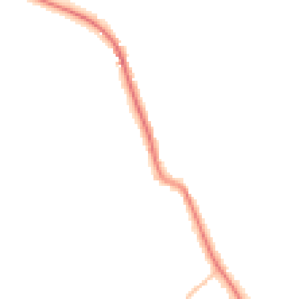 Night-time road noise heatmap for SR6 7PE