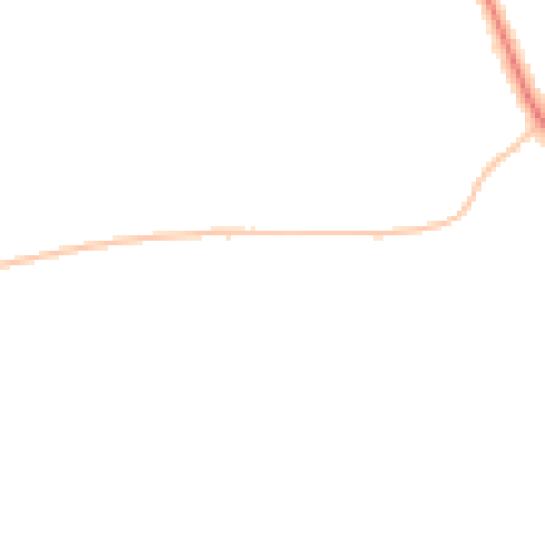 Night-time road noise heatmap for SR6 7QR
